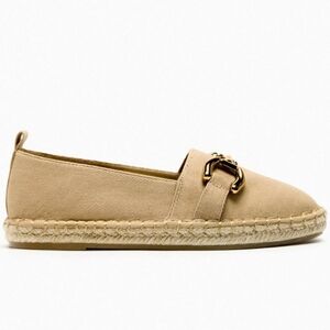 Zara Tan Beige Espadrilles Size 37